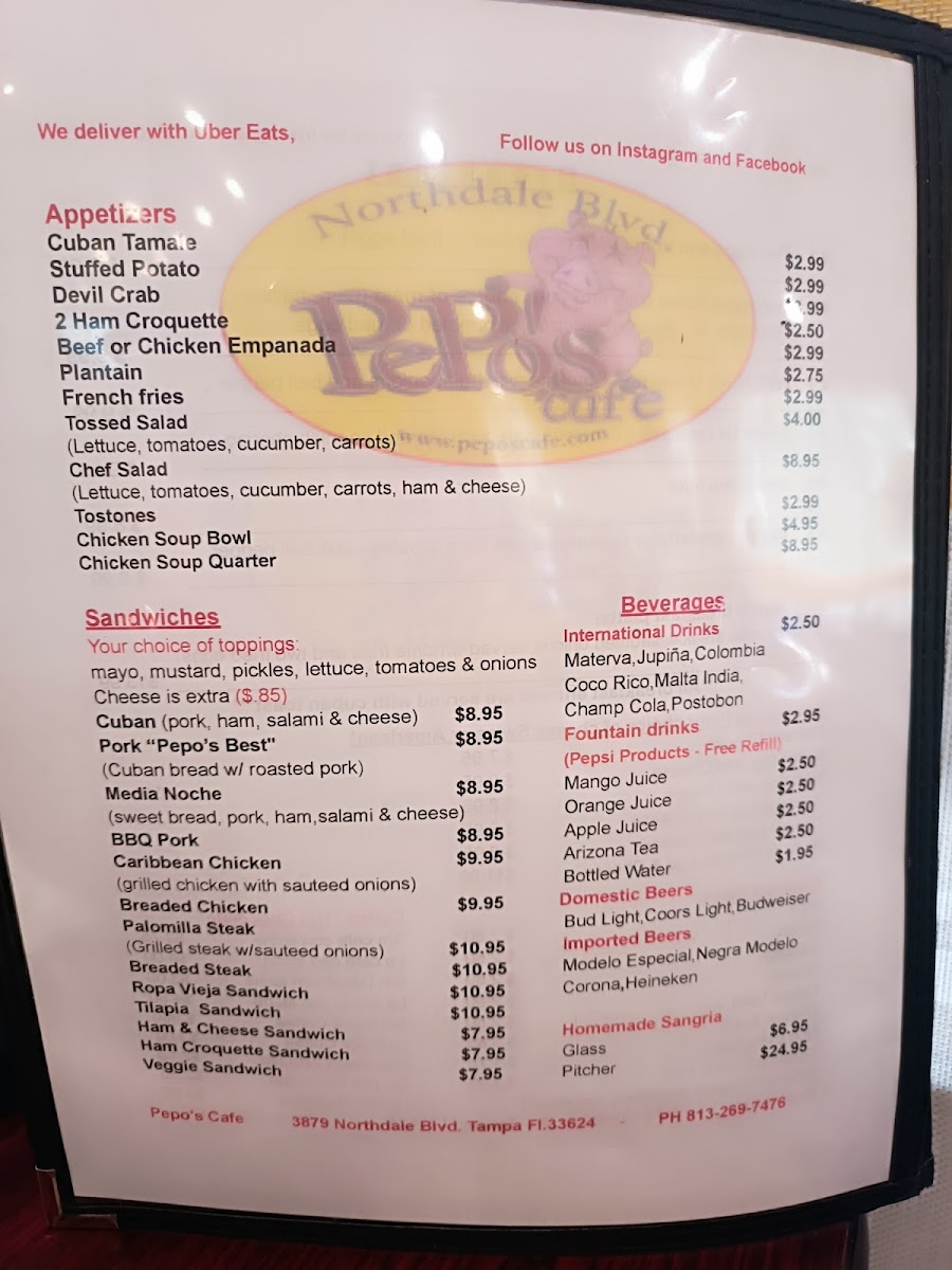 Pepo's Cafe - Northdale Blvd Menu - Image 2
