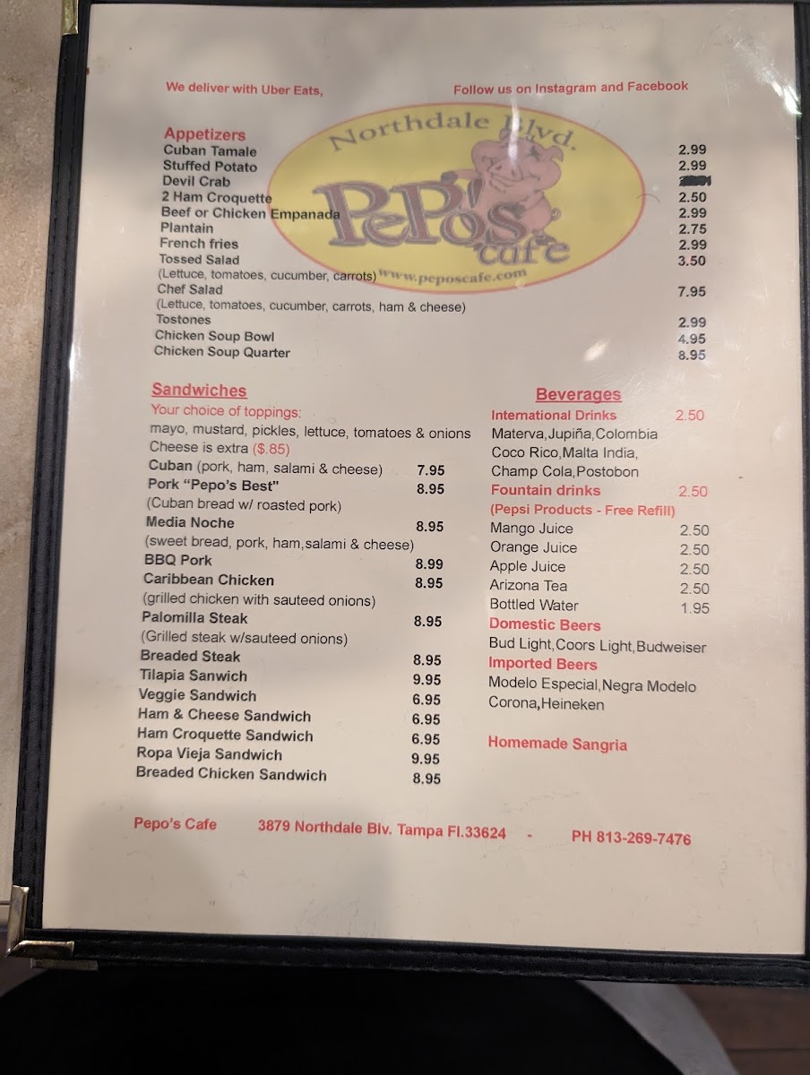 Pepo's Cafe - Northdale Blvd Menu - Image 4