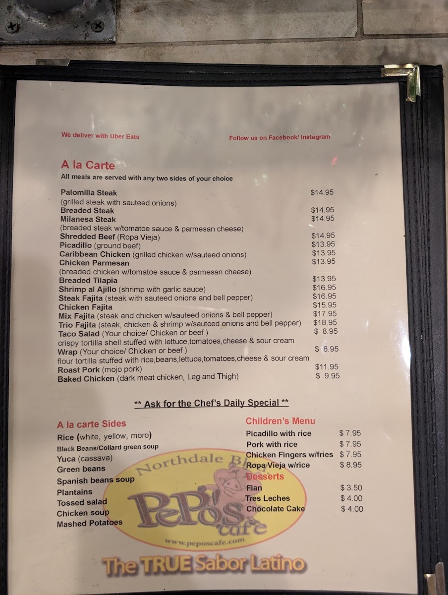 Pepo's Cafe - Northdale Blvd Menu - Image 5